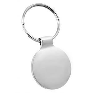 Llavero Metálico Moderno con Cavidad Redonda D=25mm, Portamonedas con Impresión UV, Logotipo Personalizado, Hecho de Hierro - Product Image 2
