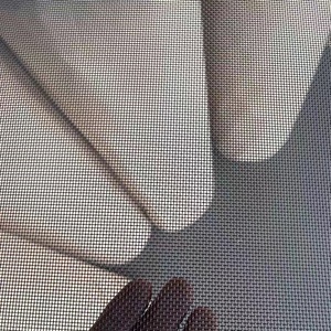 Düz örgü kesme hizmeti dahil özelleştirilmiş pilili pencere teli <span class=keywords><strong>Net</strong></span> 304 & 316 paslanmaz çelik tel örgü dokuma perde - Product Image 4