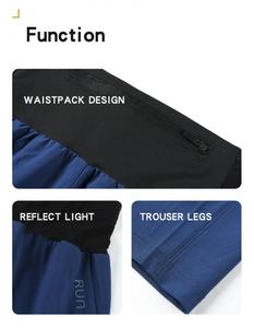 Pantalon de jogging décontracté pour homme, séchage rapide, imperméable, respirant, anti-boulochage, en polyester, coupe ajustée, personnalisable pour l'entraînement - Product Image 6