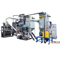 Machine de recyclage de PCB à haut taux de séparation, broyage et tri de cartes mères usagées, récupération de métaux