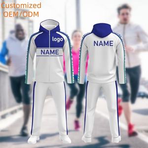 कस्टम ट्रैक सूट यूनिसेक्स जॉगर हल्के स्वेटसूट ट्रैकसूट विंडब्रेकर जैकेट और स्वेटर सेट - Product Image 1