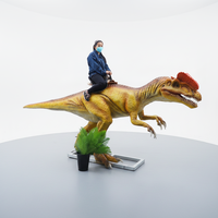 Dinosaure animatronique électrique réaliste avec structure en acier robuste pour les attractions des parcs d'attractions intérieurs/extérieurs