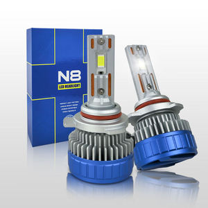 หลอดไฟหน้า LED 9012 N8 200W 20000lm ซัง12V ไฟ LED สีฟ้า H1 H11 H7 9005 H4ไฟหน้า LED อัตโนมัติ - Product Image 2