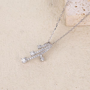 18K oro auténtico diamante redondo hecho a mano de lujo de alta calidad colgante joyería para mujeres diseño Irregular hermoso para aniversario - Product Image 6