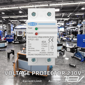 Protector de Voltaje Automático para Riel DIN de 40A 63A 230V, Dispositivo de Protección Contra Sobrevoltaje y Bajo Voltaje con Reconexión Automática - Product Image 2