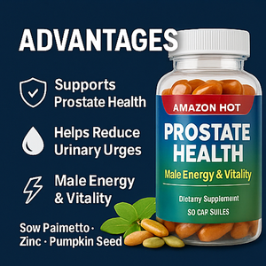 Meilleures ventes Complément alimentaire pour adultes Multivitamines en capsules pour la santé urinaire et de la prostate des hommes - Product Image 3