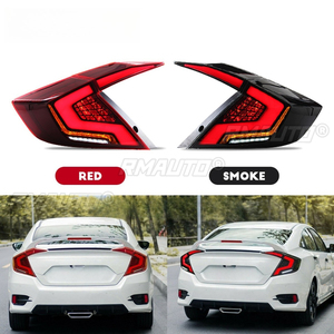 For Honda 10th gen Civic sedan 2016-2021 LED Daytime Running <b>Light</b> Waterproof Fog Lamp Car Taillight Assembly Body Kit - Product Image 1