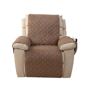 Quilted <b>Sofa</b> <b>Cover</b> <b>For</b> Recliner Chair Brushed Fabric Machine Washable 145-185Cm Solid Color Spring 2026 - Product Image 5