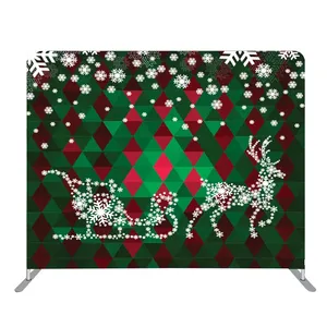 Seri Merry Christmas Tension Meliputi 8 Kaki Sarung Bantal Backdrop Berdiri Bingkai