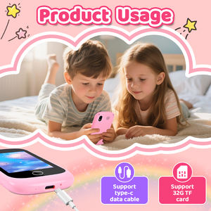 Téléphone pour Enfants avec Carte SIM Mini Téléphone 4G pour Enfants Appareil <span class=keywords><strong>Photo</strong></span> Numérique Appareil d'Appel Vocal - Product Image 5