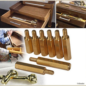 Tornillos de Soporte para Placa Base de Latón Pulido M2.5, Rosca M16, Longitud de 20 mm, Marca Nock, Gran Venta - Product Image 3