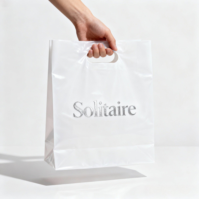 Custom logo Poly Elegant Design Plastic