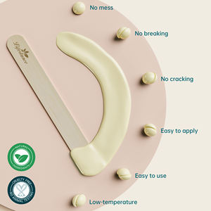 Cire dure naturelle biologique Lifestance pour l'épilation du visage et des jambes - Cire dépilatoire pour salon de beauté et usage domestique - Product Image 5