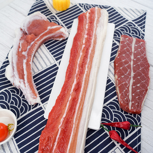 เนื้อหมูปลอม ชิ้นซี่โครงหมู ชิ้นท้องหมู ของตกแต่งเหมือนจริง ทำจาก PVC ยี่ห้อ KANGNING สำหรับตกแต่งหน้าร้านในวันฮาโลวีนและวันขอบคุณพระเจ้า - Product Image 3