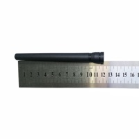 Antena flexible vertical de goma UHF 368 DMR de 400-480MHz para walkie-talkie, IP67, compatible con Baofeng, Kenwood, Retevis
