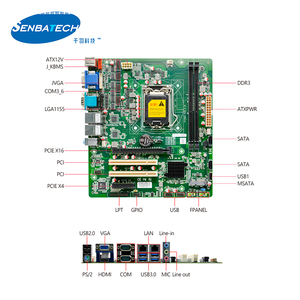 H75M3 Dual Lan LGA1155 DDR3 16GB MSATA 11 <b>USB</b> 6 COM ATX Industrial Control Atx-motherboard Model No. H75M3 VER 1 .0 Adopt B75 Hi - Product Image 3
