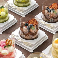 Film en rouleau PET transparent brillant souple de qualité alimentaire 10M, pour bordure de gâteau, décorations de pâtisserie écologiques