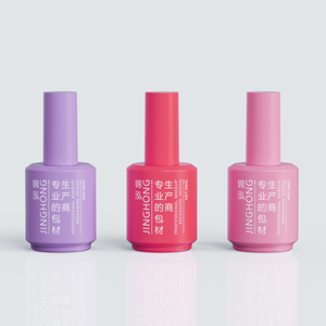 30ml 1oz mat taban kat oluşturucu jel için oje şişesi renkli boş jel konteyner kozmetik ambalaj - Product Image 2