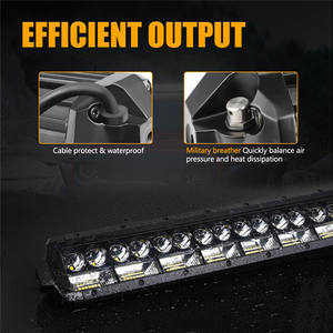 55 بوصة قبالة الطريق سيارة اكسسوارات منحني عمود إضاءة Led الطرق الوعرة الأسلاك تسخير - Product Image 3