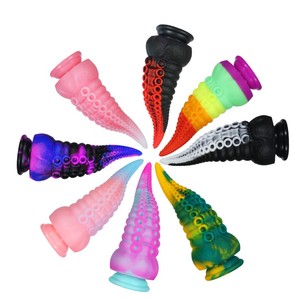 Realistico mostro arcobaleno Dildo a forma di polpo anale Plug <span class=keywords><strong>Sex</strong></span> <span class=keywords><strong>Toy</strong></span> per gli uomini e le donne in Silicone liquido - Product Image 1