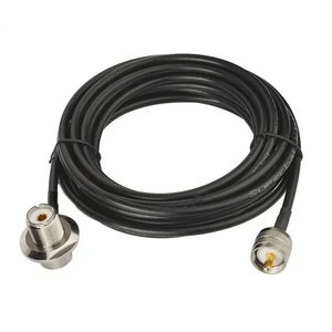 Cable de Montaje en Ángulo Recto SO239 a PL259 para Antena Móvil CON Cable de Montaje RG58 de Cobre Puro de 4m para Vehículo - Product Image 5