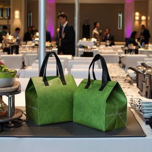 High-Capacity Luxury Thermal Cooler Bag-Non-Woven Aluminum Foil <b>Waterproof</b> Foldable Customizable for Supermarket & Catering - Product Image 1
