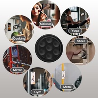 Support de téléphone magnétique à ventouse flexible en silicone, petites ventouses amovibles, étui étanche, support pour selfies vidéo