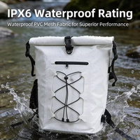 Sac à dos flottant imperméable en PVC 500D de 25 L pour le rafting, la natation et les aventures en plein air (vente en gros)