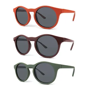 Óculos de sol infantil Tr90 com lentes polarizadas elegantes, óculos de sol com logotipo personalizado 2024, mais novo produto da moda, vidro de proteção UV 400 para crianças, PC