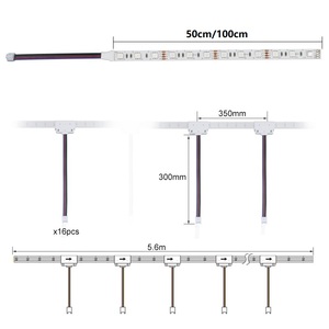 RGB thông minh cầu thang ánh sáng Kit với cảm biến chuyển động COB Dimmable bước đèn 12V DC cầu thang trong nhà chiếu sáng <span class=keywords><strong>LED</strong></span> Strip ánh sáng - Product Image 6