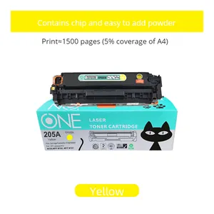 Einfach hinzuzufügen Pulver 205A Toner kartusche kompatibel HP M154A m180A M181FW M154NW 530A 531A Laserdrucker Toner kartusche 533A