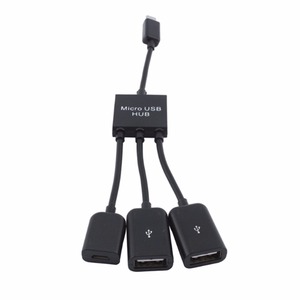 Adaptador Divisor de Cable <span class=keywords><strong>Hub</strong></span> de Carga Micro USB OTG de 3/4 Puertos para Teléfono Inteligente, Computadora, Tableta y <span class=keywords><strong>PC</strong></span> - Product Image 1