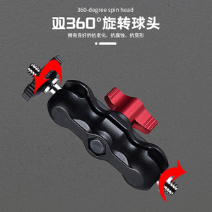 Auxiliary Shadow Camera Magic Hand Aluminum Alloy Knob Lock Portable <b>Tripod</b> Mount For Digital Camera - Product Image 4