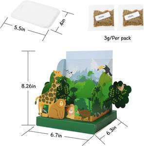 Ensemble de mini serre personnalisé pour enfants Kit de jardinage transparent avec irrigation goutte à goutte pour la culture de plantes à la maison - Product Image 6