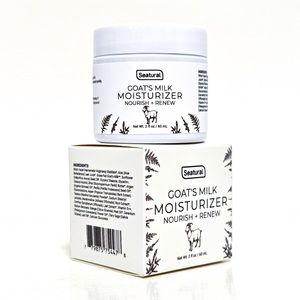 Crème hydratante pour le visage au <span class=keywords><strong>lait</strong></span> <span class=keywords><strong>de</strong></span> <span class=keywords><strong>chèvre</strong></span> naturel personnalisée, crème nourrissante pour le visage, lotion pour peaux sèches et sensibles - Product Image 1
