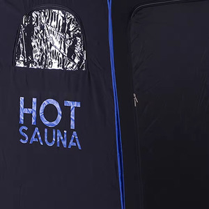 Prácticos kits de spa de vapor móviles para interiores, tienda de Sauna para mejorar la aptitud física para una sola persona para uso doméstico - Product Image 6