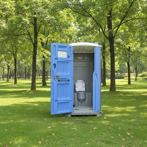 Toilettes portables modernes en panneaux de plastique HDPE, toilettes sèches extérieures avec design graphique, article de vente chinois <span class=keywords><strong>pour</strong></span> salles de bain - Product Image 1