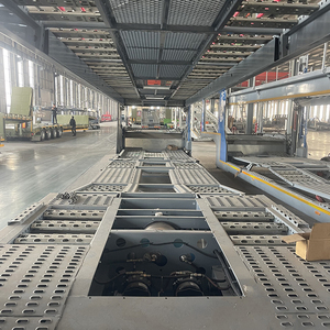 <span class=keywords><strong>Remorque</strong></span> porte-voitures à double pont avec levage hydraulique - Prix - Product Image 3