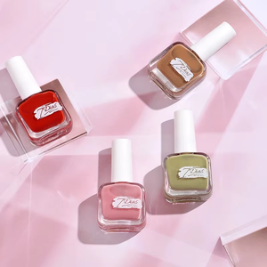 ยาทาเล็บสูตรน้ำ 22 สี ปราศจากสาร HEMA ปลอดสารพิษ กันน้ำ ติดทนนาน ไม่ต้องอบ แบบฝรั่งเศส ชุดทำเล็บมืออาชีพ - Product Image 6