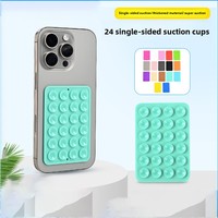 Support adhésif antidérapant en silicone à ventouse pour iPhone, iPad et téléphones portables