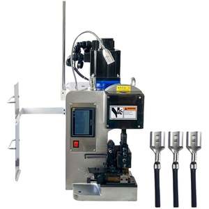 Máquina crimpadora de terminales de cable eléctrico esmaltado semiautomática con servomotor silencioso / crimpadora de cables - Product Image 4