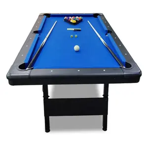 Amazon Hot Selling 6ft 7ft Easy Folding Pool Table And Billiards Table Game For Family Entertainment