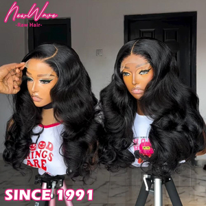 全卷曲原始发质高品质蛋卷波浪假发 13X4 网状前额 100% 人发松散波浪假发 - Product Image 1