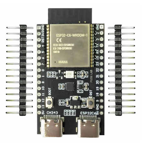 ESP32 C6 Development Board WiFi BLE Module for Nano Arduino Internet of Things ESP32-C6-WROOM-1 TYPE-C 4MB Flash