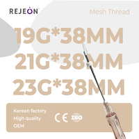 K Rejeon Korea Beauty Clinic Filler Use Mesh Fios Hilos Thread MU-19G-38mm