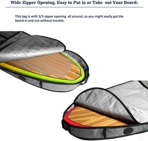 Bolsa de Transporte para Tabla de Paddle Surf (SUP) Resistente al Agua con Cubierta Acolchada de Espuma y Carcasa de PE Duradera - Product Image 6