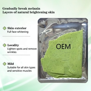 Masque Visage en Gelée au Matcha Bio, Collagène et Glutathion, Éclaircissant, Raffermissant, Anti-rides, Voyage, ODM, <span class=keywords><strong>Thé</strong></span> Vert, Vitamine C, Soin Coréen pour la Peau - Product Image 2