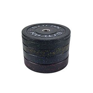 Plaques de musculation en acier et caoutchouc personnalisées avec logo, fourniture directe d'usine, poids de <span class=keywords><strong>gym</strong></span> durables pour l'entraînement de compétition, marque BYT - Product Image 6