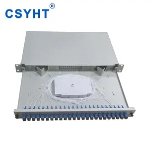 24 fiber dağıtım çerçevesi ile ucuz fiyat 1U ODF sürgülü patch panel