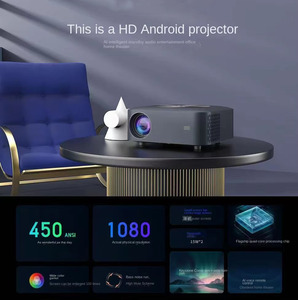 <strong>2025</strong> Newest X1 Portable Household Smart Mini <strong>Projector</strong> Ultra HD 1080P LCD Automatic Focus Android Smart Home Theater <strong>Projectors</strong> - Product Image 2